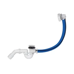 Automata kádszifon, fehér, 53 cm, bowdennel