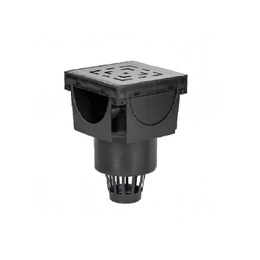 T-idom kültéri folyókához horganyzott ráccsal (lombfogóval)