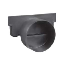 Kültéri folyókához bekötő elem, alacsony, 75 mm Kültéri folyókához bekötő elem, alacsony, 75 mm