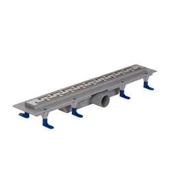 STYRON SLIM zuhanyfolyóka, rozsdamentes, Chain