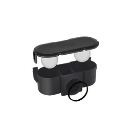 STYRON zuhanyfolyókához kettős (golyós) bűzzár, fekete STYRON zuhanyfolyókához kettős (golyós) bűzzár, fekete