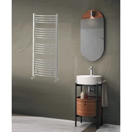TECHNIK THERM Angora íves törölközőszárító radiátor, króm, 600×1700 TECHNIK THERM Angora íves törölközőszárító radiátor, króm, 600×1700