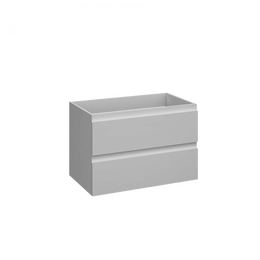 STROHM TEKA Soller 2 fiókos mosdószekrény szifon kivágás nélkül, 80×45×56 cm, matt fehér