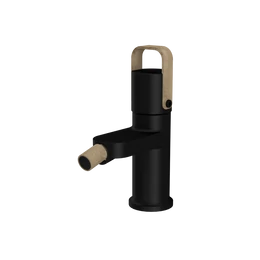 STROHM TEKA Lavi bidé csaptelep, fekete/Amazonas tölgy