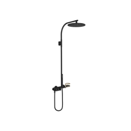 STROHM TEKA Lavi zuhanyrendszer, fekete/Amazonas tölgy