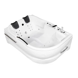 WELLIS Dublo E-Drive™ Touch hidromasszázs kád Retro csapteleppel WELLIS Dublo E-Drive™ Touch hidromasszázs kád Retro csapteleppel