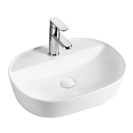 WELLIS Petunia 50 pultra építhető porcelán mosdó WELLIS Petunia 50 pultra építhető porcelán mosdó
