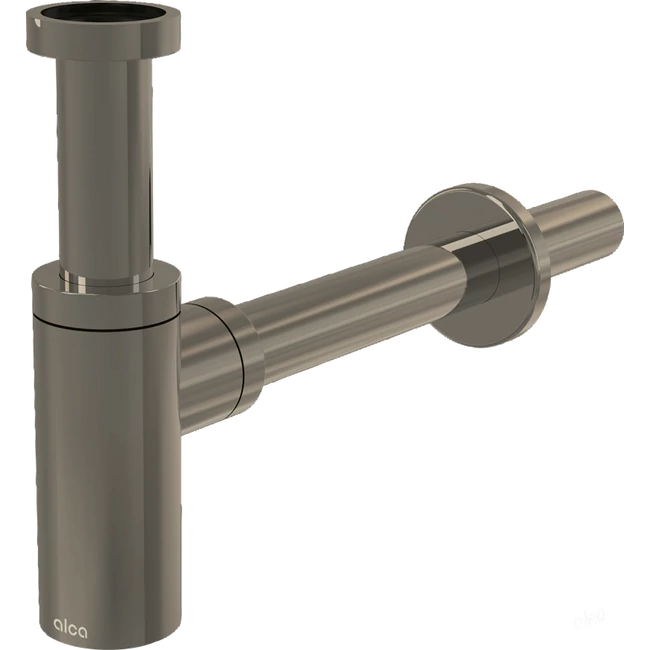 ALCA design mosdószifon DN32, NICKEL-szálcsiszolt matt