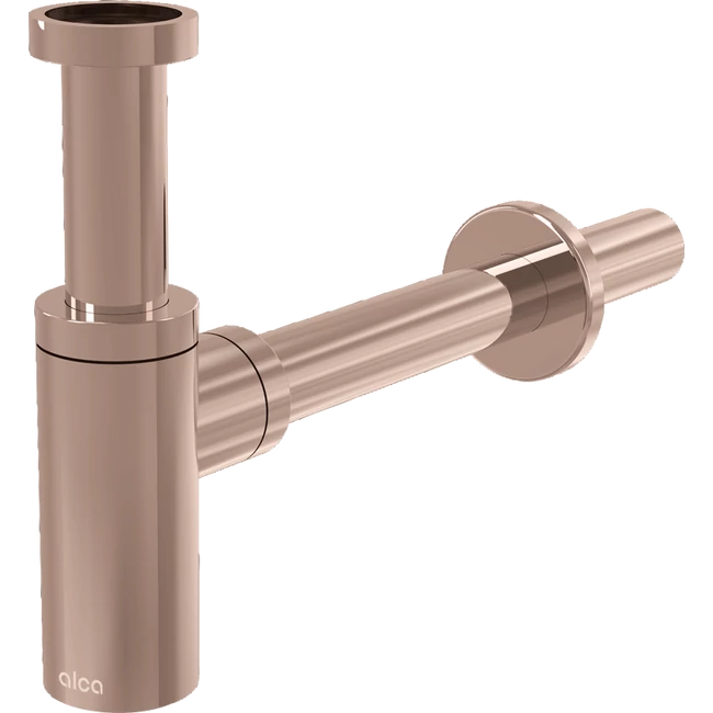ALCA design mosdószifon DN32, RED GOLD-fényes
