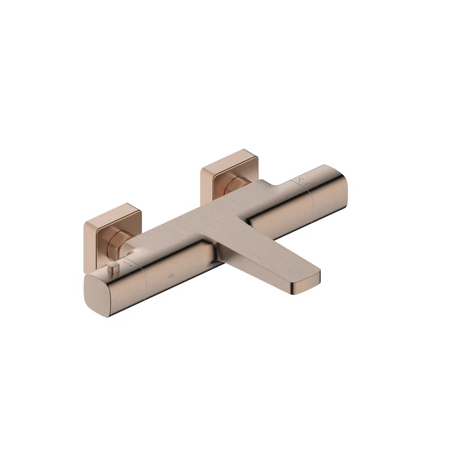 KFA ARMATURA Malaga termosztátos kádtöltő csaptelep, szálcsiszolt rose gold