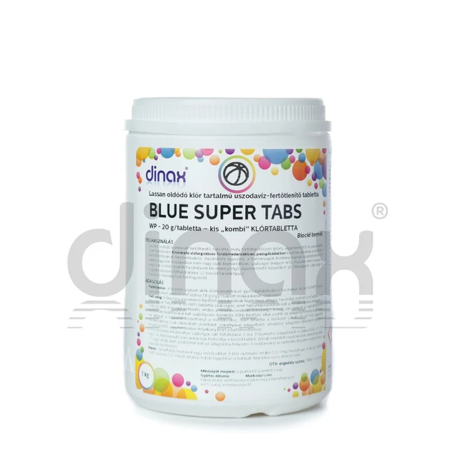DINAX Blue Super Tabs multi klór tabletta 1 kg