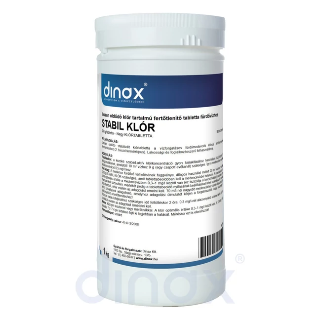 DINAX klór tabletta 5x200 g