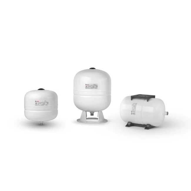 Zárt tágulási tartály HMV, 18 l, 10 bar, fehér