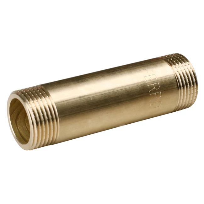 Réz csőközcsavar 1", 107 mm