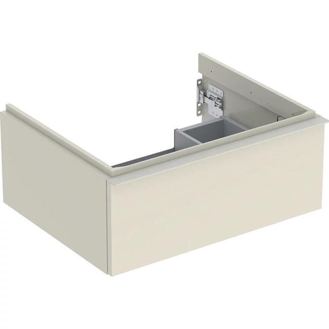 GEBERIT iCon alsó szekrény mosdóhoz, egy fiókkal, 60 cm, homokszürke/homokszürke