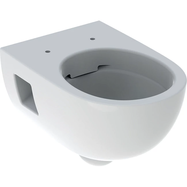 GEBERIT Selnova fali WC, mélyöblítésű, részben zárt forma forma, Rimfree