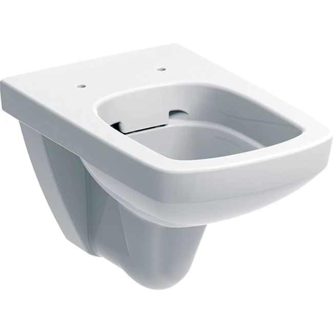 GEBERIT Selnova Square fali WC, mélyöblítésű, Rimfree