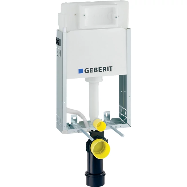 GEBERIT KombifixBasic WC szerelőelem, 108 cm, Delta 12 cm-es falsík alatti öblítőtartállyal