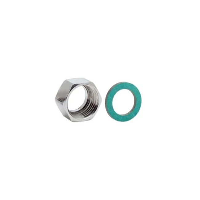 GEBO sárgaréz hollandi, inox 1/2" + tömítés