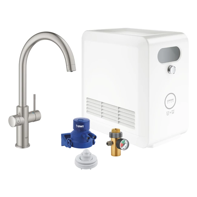 GROHE Blue Professional C-kifolyós készlet, SuperSteel