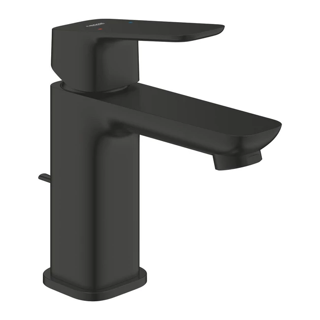 GROHE Cubeo egykaros mosdócsaptelep 1/2" S-es méret, matt fekete