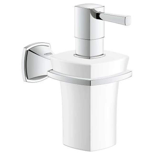 GROHE Grandera kerámia szappanadagoló, tartókonzollal