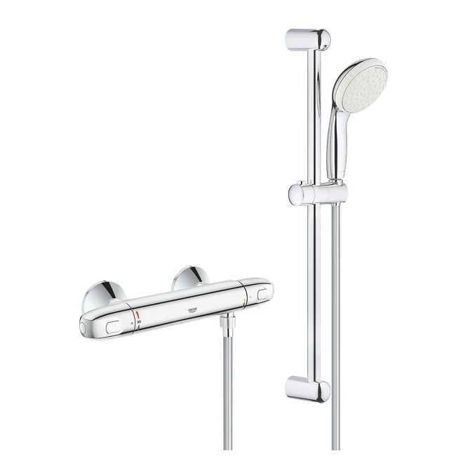 GROHE Grohtherm 1000 termosztátos zuhanycsaptelep  1/2" zuhanygarnitúrával