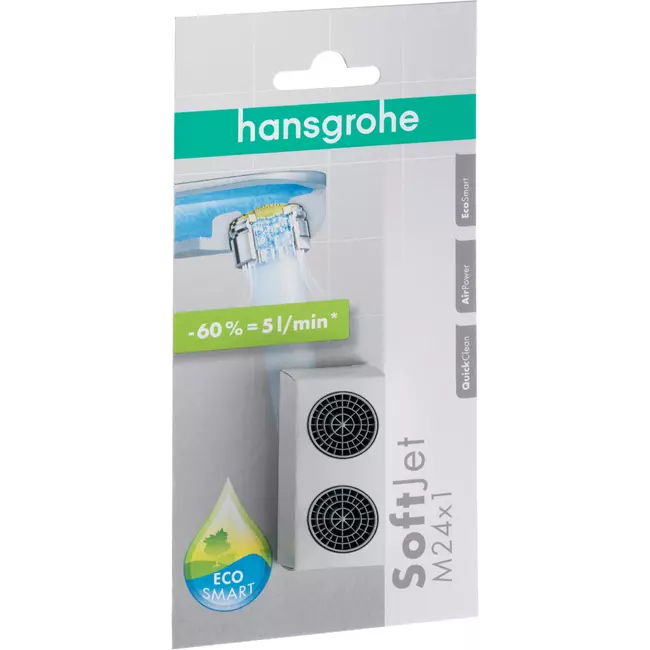 HANSGROHE EcoSmart SoftJet perlátor szett M24×1 5 l/perc átfolyás-korlátozóval