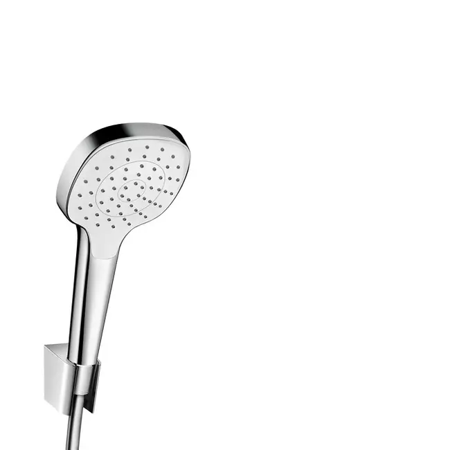 HANSGROHE Croma Select E 1jet Porter zuhanyszett 1,60 m, fehér/króm