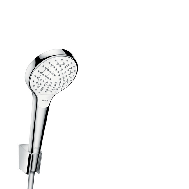 HANSGROHE Croma Select S zuhanytartó szett Vario 160 cm-es zuhanycsővel, fehér/króm
