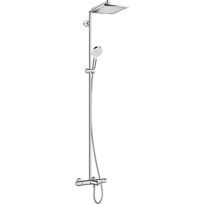 HANSGROHE Crometta E Showerpipe 240 1jet termosztáttal és kádtöltővel