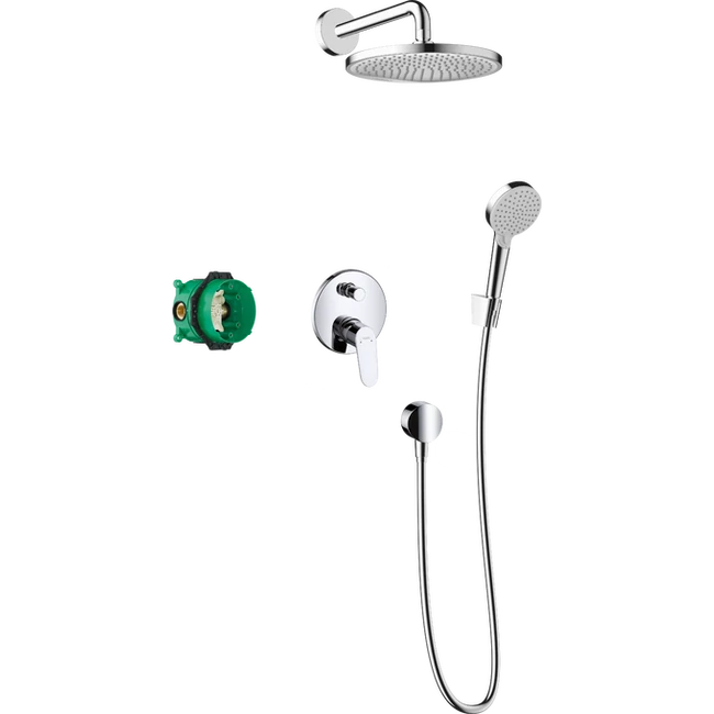HANSGROHE Crometta S zuhanyrendszer 240, 1 jet, egykaros csapteleppel