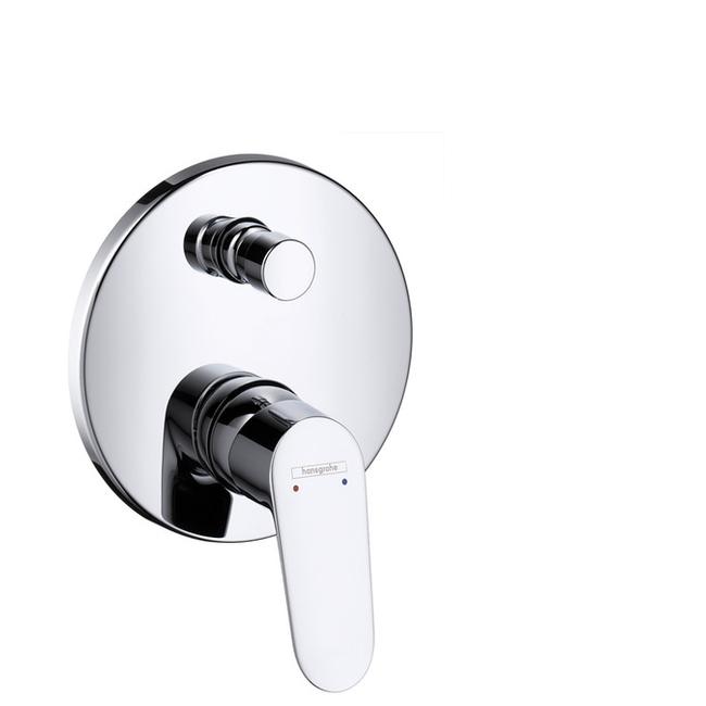 HANSGROHE Focus egykaros kádcsaptelep falsík alatti szereléshez integrált biztosíték kombinációval EN1717 szerint