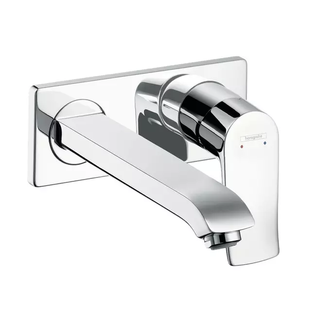 HANSGROHE Metris egykaros mosdócsaptelep falsík alatti szereléshez, 225 mm-es kifolyóval, fali szereléshez