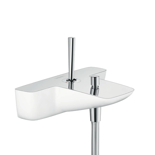 HANSGROHE PuraVida egykaros kádcsaptelep falsíkon kívüli szereléshez, fehér/króm