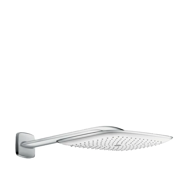 HANSGROHE PuraVida 400 Air 1jet fejzuhany 390 mm-es zuhanykarral, fehér/króm
