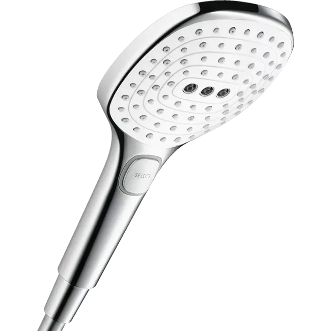 HANSGROHE Raindance Select E kézizuhany 120 3jet, fehér/króm