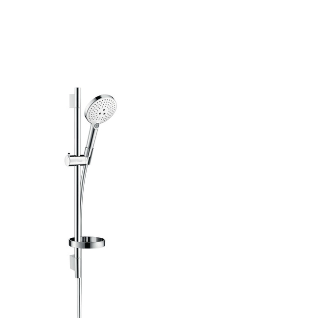 HANSGROHE Raindance Select S 120 3jet kézizuhany/ Unica'S Puro 0,65 m zuhanyszett, fehér/króm