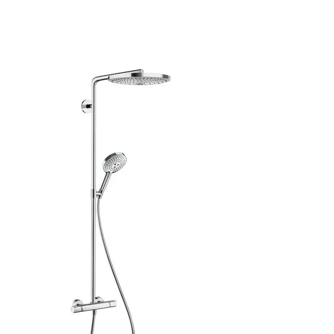 HANSGROHE Raindance Select S 300 2jet Showerpipe, fehér/króm