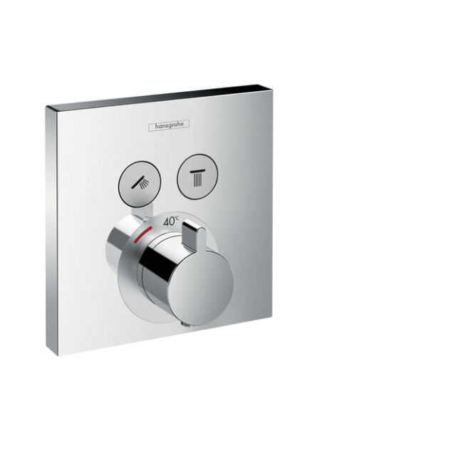 HANSGROHE ShowerSelect termosztát falsík alatti szereléshez 2 fogyasztóhoz