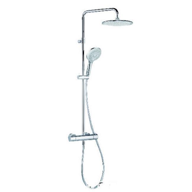 KLUDI Freshline Thermostat Dual Shower System