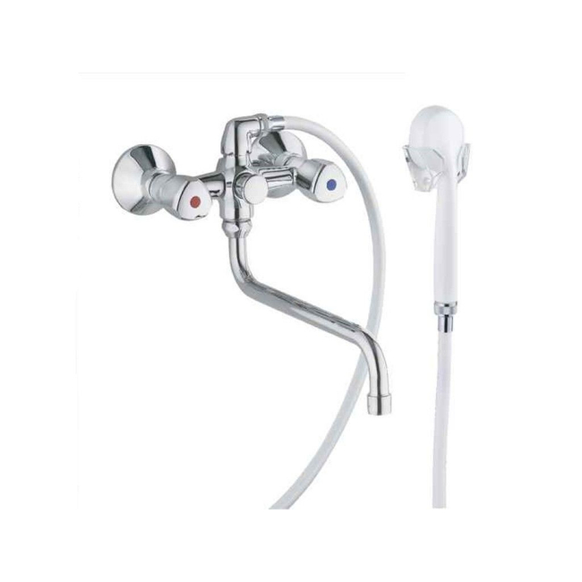 KLUDI Spezial kádtöltő- és zuhanycsap (250 mm) zuhanygarnitúrával