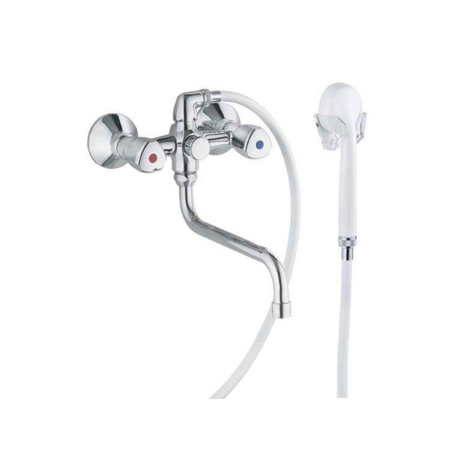 KLUDI Spezial kádtöltő- és zuhanycsap (300 mm) zuhanygarnitúrával