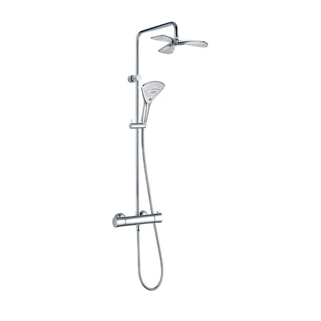 KLUDI Fizz Thermostat Dual Shower System