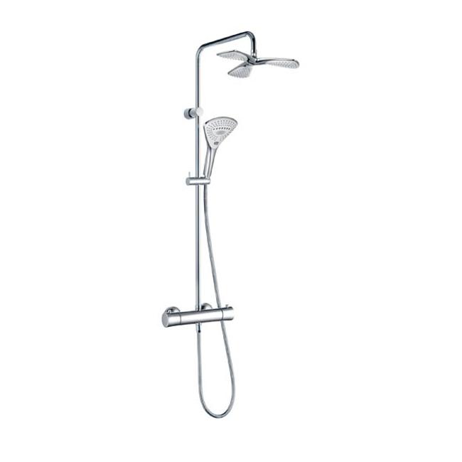 KLUDI Fizz Thermostat Dual Shower System