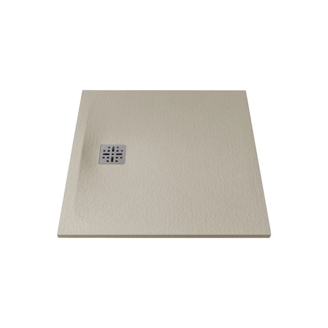 MARMY Dolomite zuhanytálca - 80×80 matt bézs (armani beige)