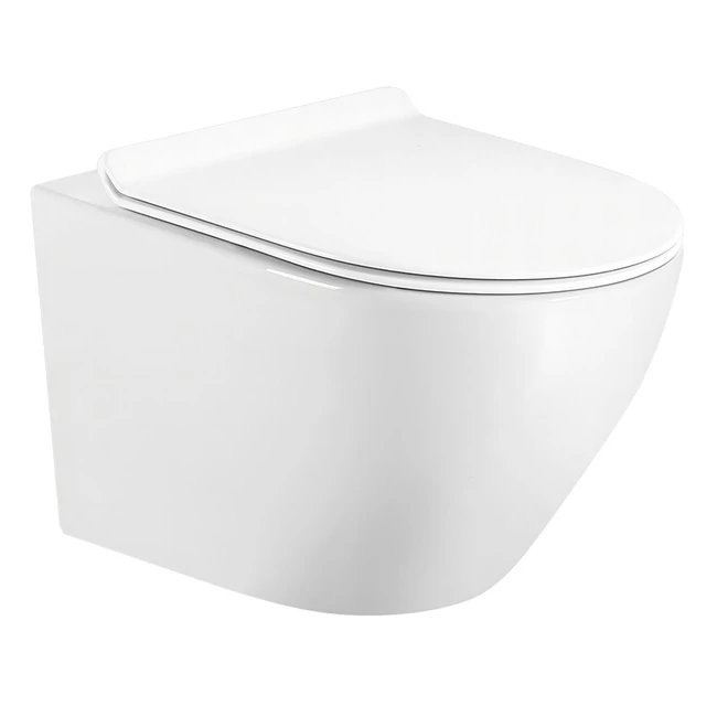 MOFÉM EVO perem nélküli fali WC Soft Close ülőkével