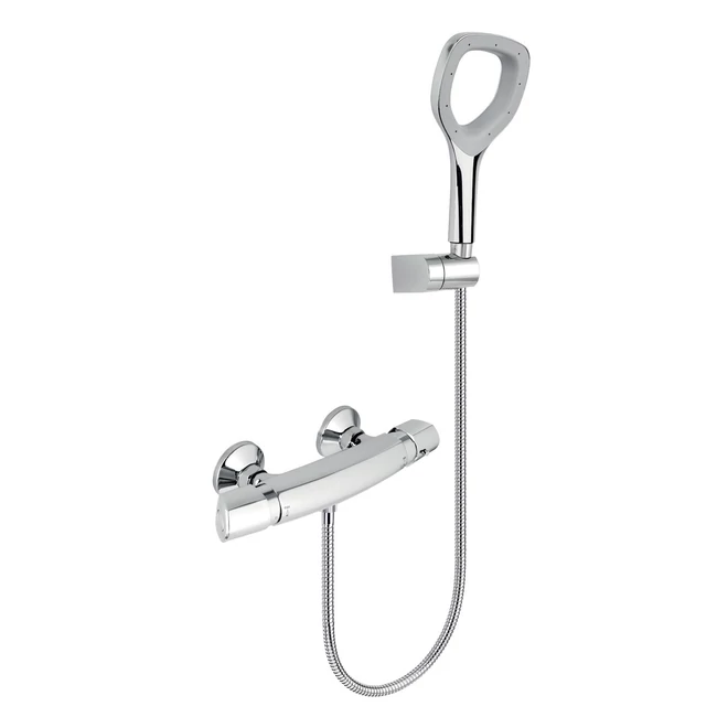 NOVASERVIS Metalia ECO+ termosztátos zuhanycsaptelep zuhanyszettel