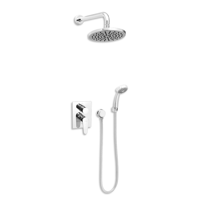 NOVASERVIS Titania Fresh fürdőszobai szett, 2 funkciós falsík alatti csapteleppel, zuhanyszettel