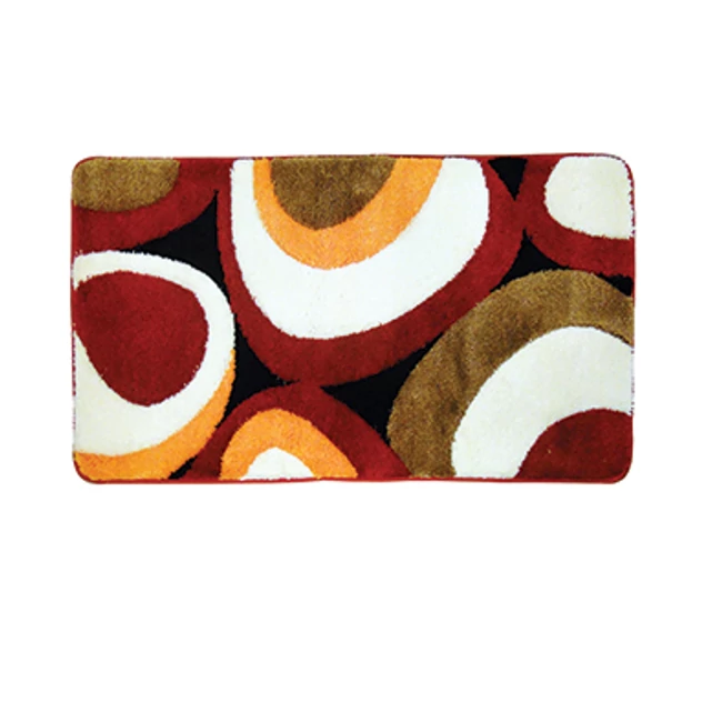 Fürdőszoba szőnyeg Deluxe Oval XL, 60×100, terrakotta